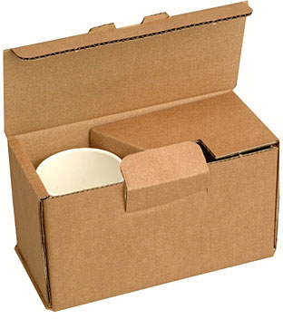 Double Brown Card  Mug Box