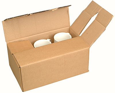 6's Brown Card Mug Box